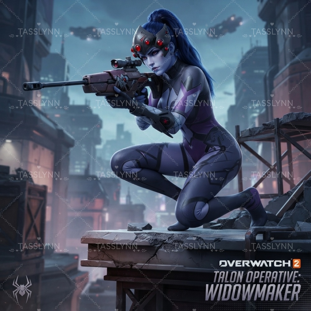 Kostum Cosplay Overwatch Widow - 3D Printing Games Free ulasan dan harga