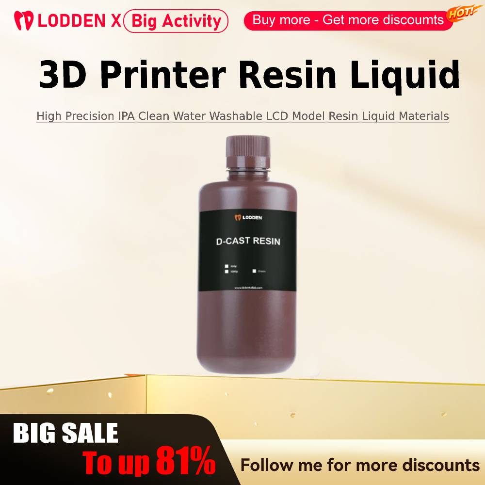 Lodden 3D Printer Cairan Resin - 3D Printing Pdf ulasan dan harga