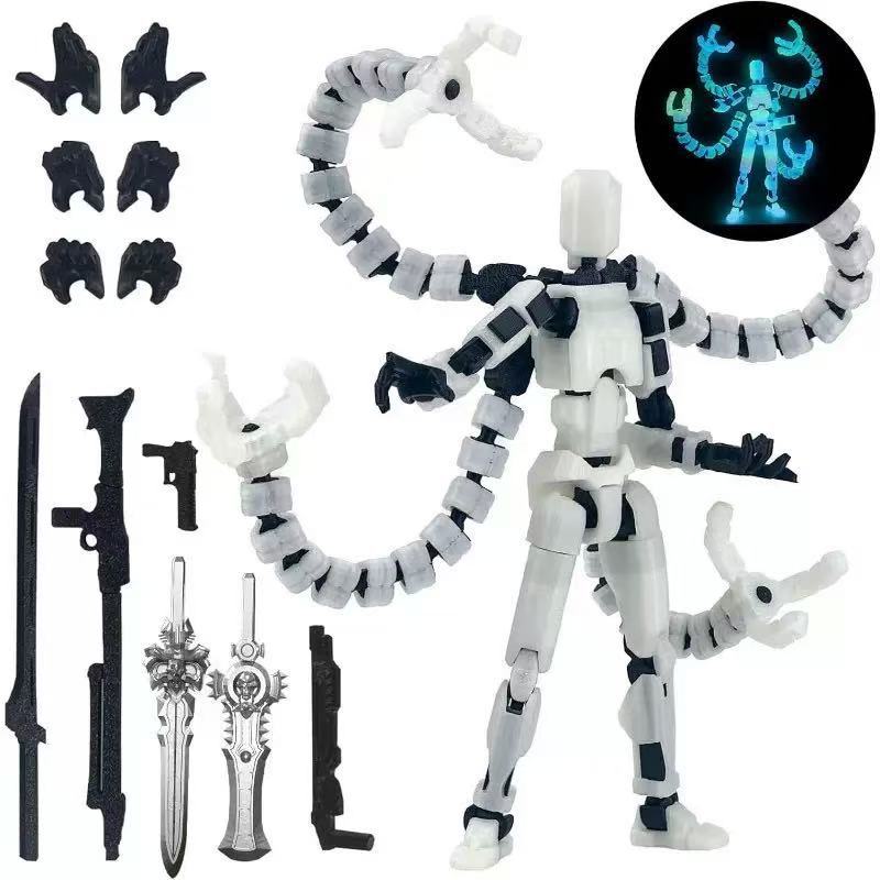 Figur Aksi T13 Rakitan Selesai - 3D Printing Titanium ulasan dan harga